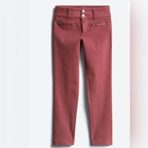 EUC TINSEL Isabella Skinny Pant brick red SZ 28